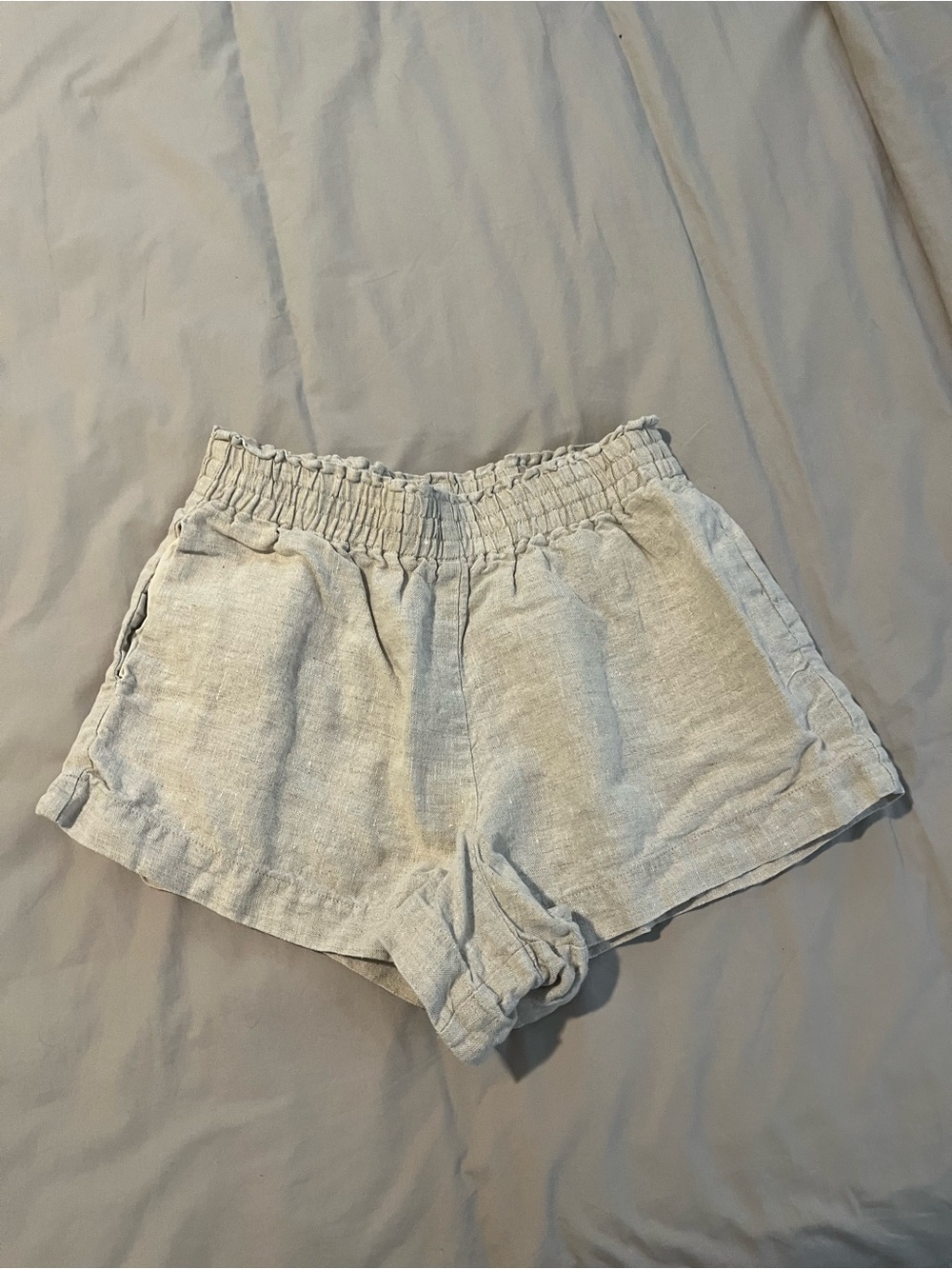 Reformation Linen-Blend Shorts